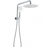 Lucid Chrome Round Shower Station Top Inlet Lucid Chrome Round Shower Station Top Inlet
